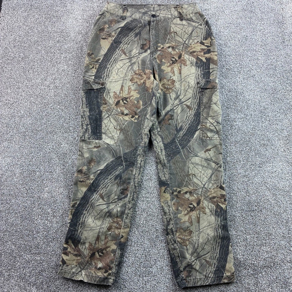 Vintage Spartan Outdoors Camo Cargo Pants Mens Large Realtree Camouflage Hunting